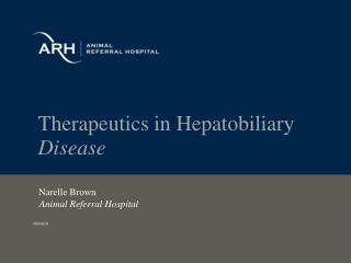 Therapeutics in Hepatobiliary