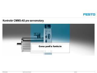 Kontrolér CMMS-AS pre servomotory