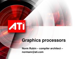 Graphics processors