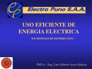 USO EFICIENTE DE ENERGIA ELECTRICA