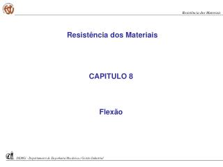 CAPITULO 8 Flexão