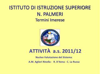 ISTITUTO DI ISTRUZIONE SUPERIORE N. PALMERI Termini Imerese