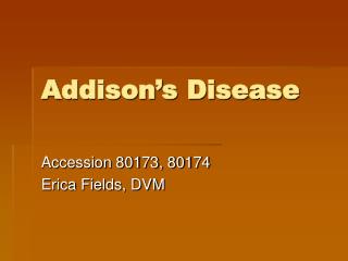 Addison’s Disease