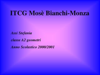 ITCG Mosè Bianchi-Monza