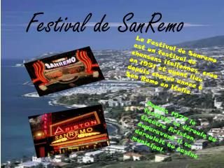 Festival de SanRemo