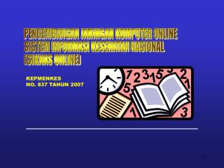 PENGEMBANGAN JARINGAN KOMPUTER ONLINE