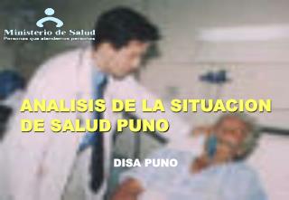 ANALISIS DE LA SITUACION DE SALUD PUNO