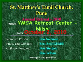 St. Matthew’s Tamil Church, Pune