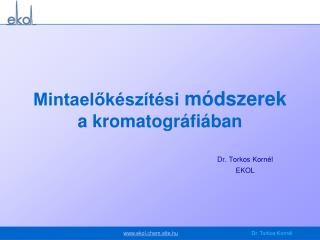 Mintaelőkészítési módszerek a kromatográfiában