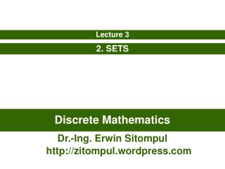 Discrete Mathematics