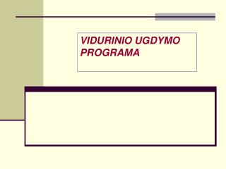 Vidurinio ugdymo programos arašas