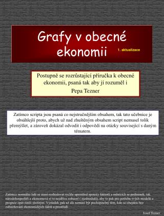 Grafy v obecné ekonomii