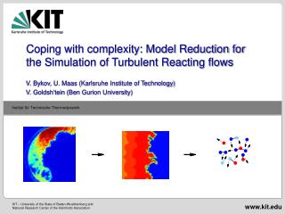 Coping with complexity: Model Reduction for the Simulation of Turbulent Reacting flows