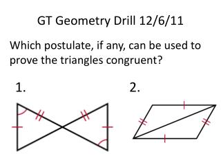 GT Geometry Drill 12/6/11