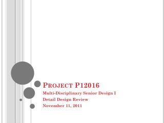 Project P12016