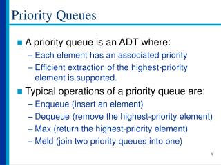 Priority Queues