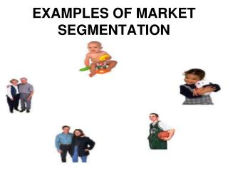 EXAMPLES OF MARKET SEGMENTATION