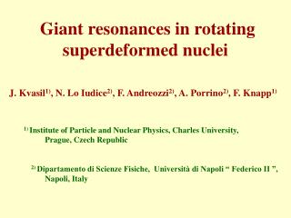 Giant resonances in rotating superdeformed nuclei