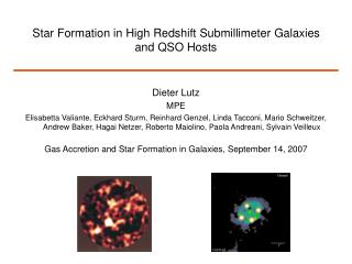 Star Formation in High Redshift Submillimeter Galaxies and QSO Hosts