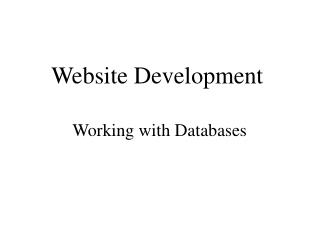 Website Development