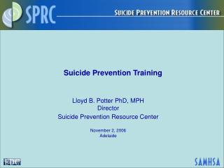 Suicide Prevention Training