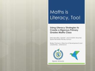 Maths is Literacy, Too!