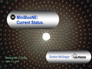 MiniBooNE: Current Status.