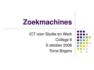 Zoekmachines