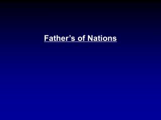 Father’s of Nations