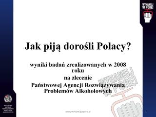 Jak piją dorośli Polacy?