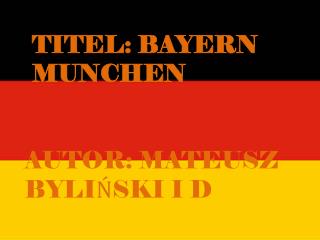 Titel : Bayern munchen