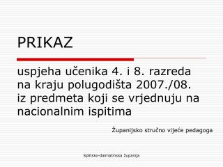 Županijsko stručno vijeće pedagoga