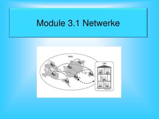 Module 3.1 Netwerke