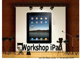 Workshop iPad