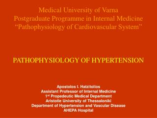 PREVALENCE AND DEFINITION OF ARTERIAL HYPERTENSION