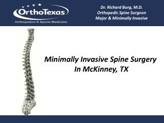 Minimally Invasive Spine Surgery In McKinney, TX