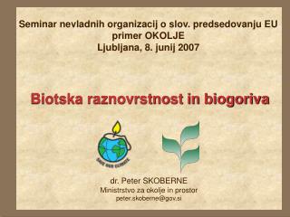 Biotska raznovrstnost in biogoriva