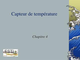 Capteur de température