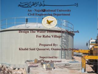 An - Najah National University Civil Engineering Department