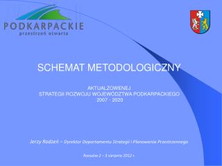 SCHEMAT METODOLOGICZNY AKTUALZOWENEJ STRATEGII ROZWOJU WOJEWÓDZTWA PODKARPACKIEGO 2007 - 2020