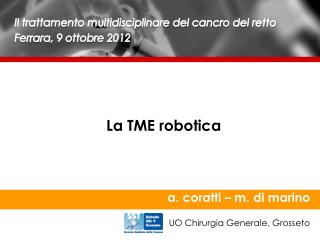 La TME robotica