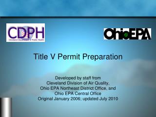 Title V Permit Preparation