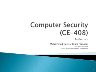 Computer Security ( CE-408)