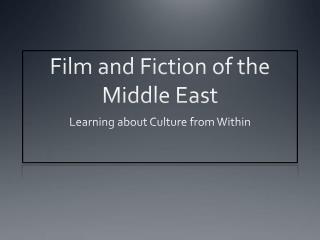 Film and Fiction of the Middle East