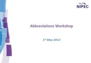 Abbreviations Workshop