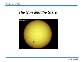 The Sun and the Stars