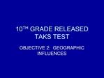 10TH GRADE RELEASED TAKS TEST