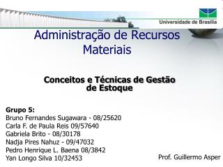 Administração de Recursos Materiais