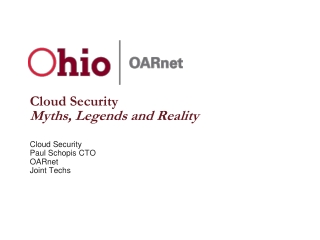 Cloud Security Myths, Legends and Reality