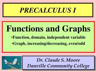 PRECALCULUS I